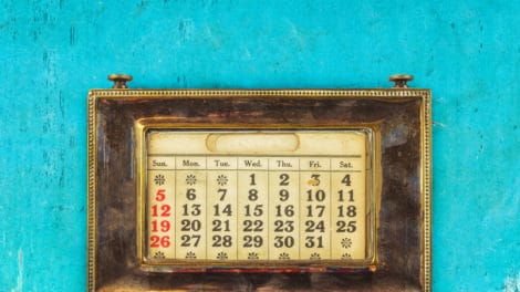stary kalendarz